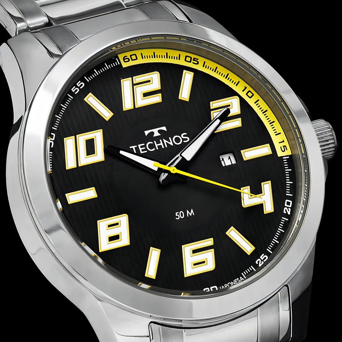 Relógio Technos Masculino Racer Prata 2115KNE/1Y Prata 7