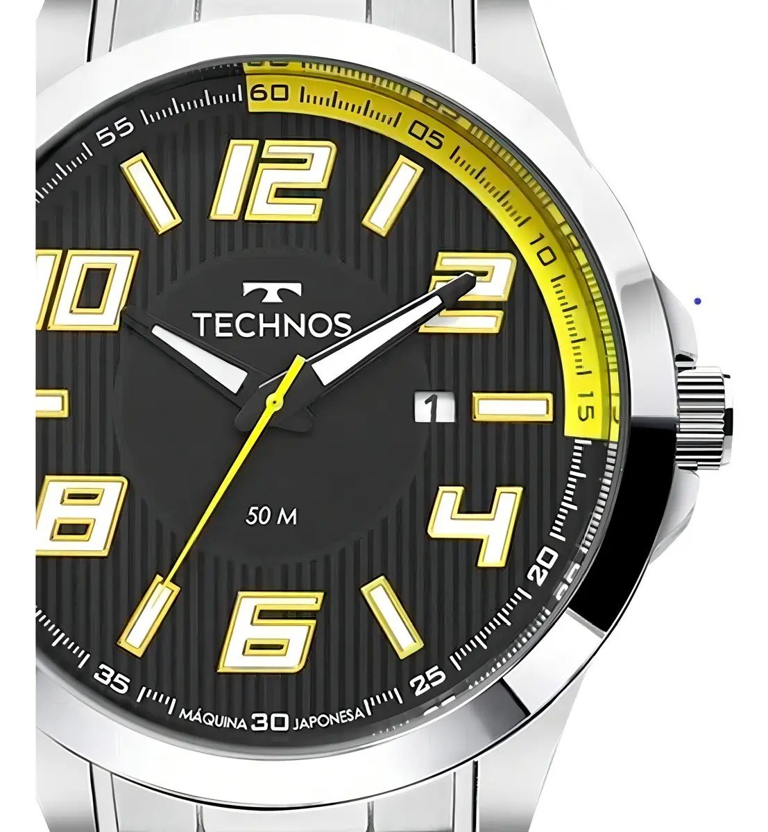 Relógio Technos Masculino Racer Prata 2115KNE/1Y Prata 8