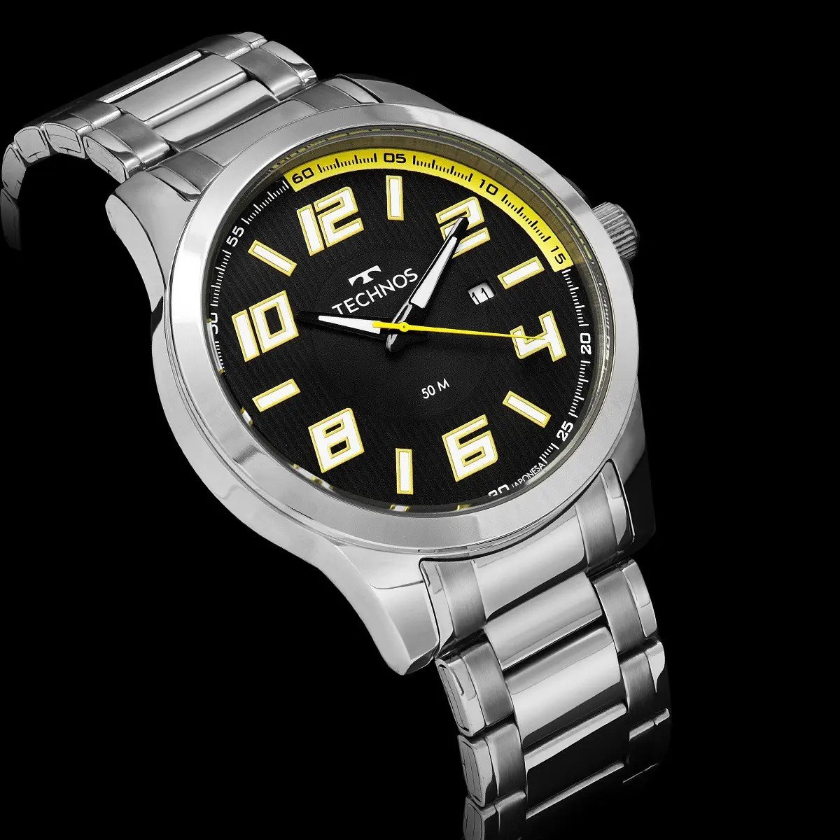 Relógio Technos Masculino Racer Prata 2115KNE/1Y Prata 9