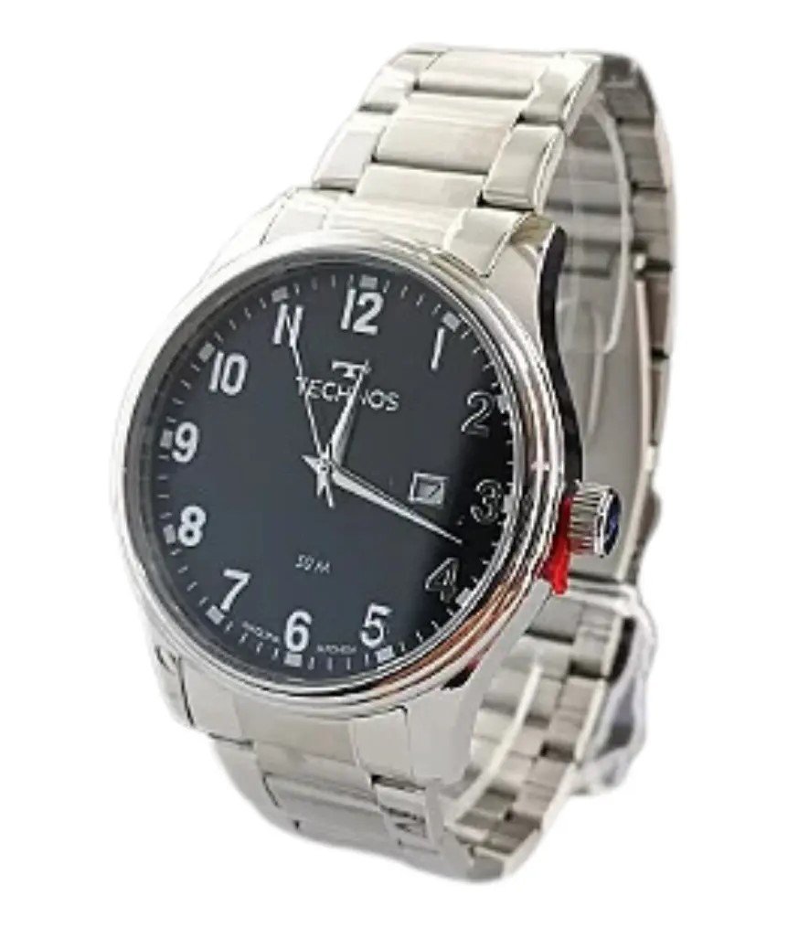 Relógio Technos Masculino Steel Prata - 2115TZC/1P Prata 4