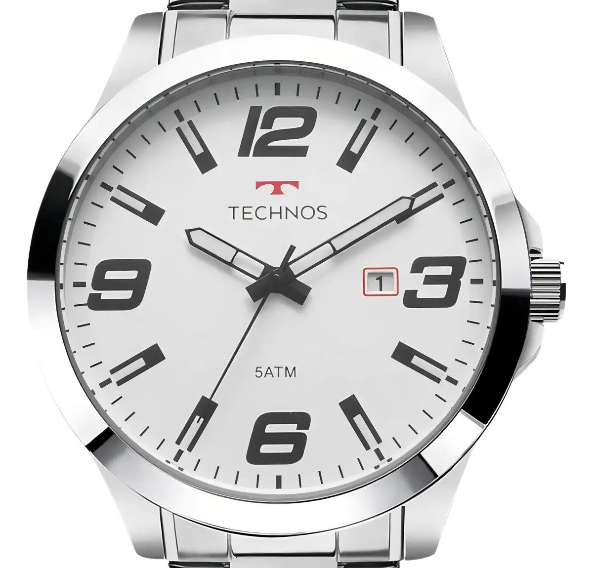 Relógio Technos Masculino Racer Prata 2115MOLS/1B Prata 2