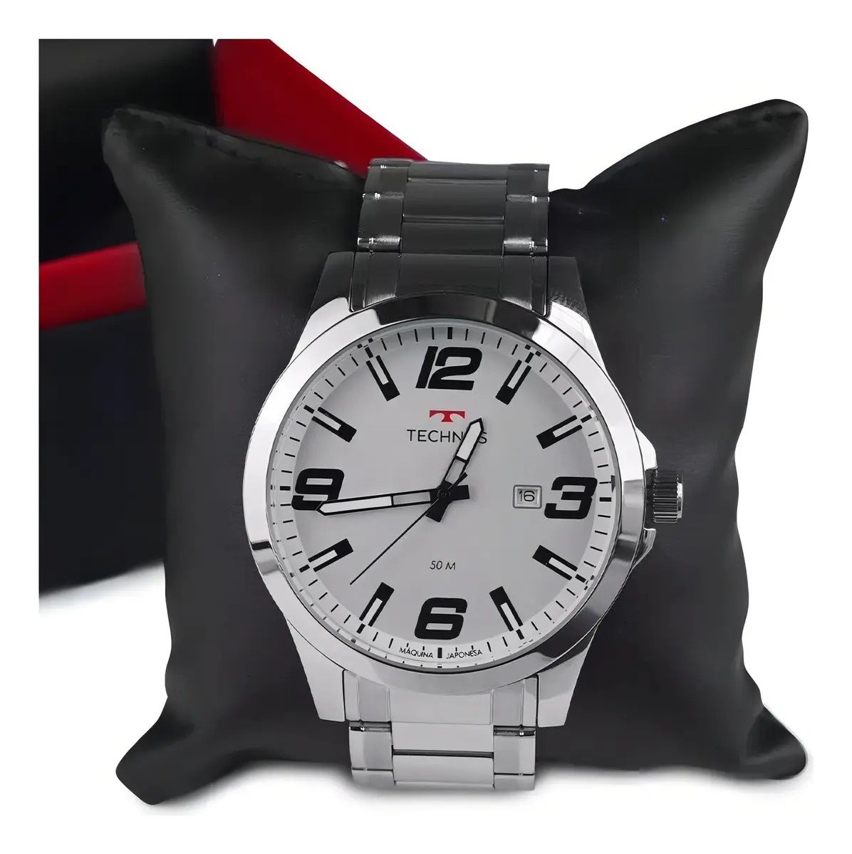 Relógio Technos Masculino Racer Prata 2115MOLS/1B Prata 8
