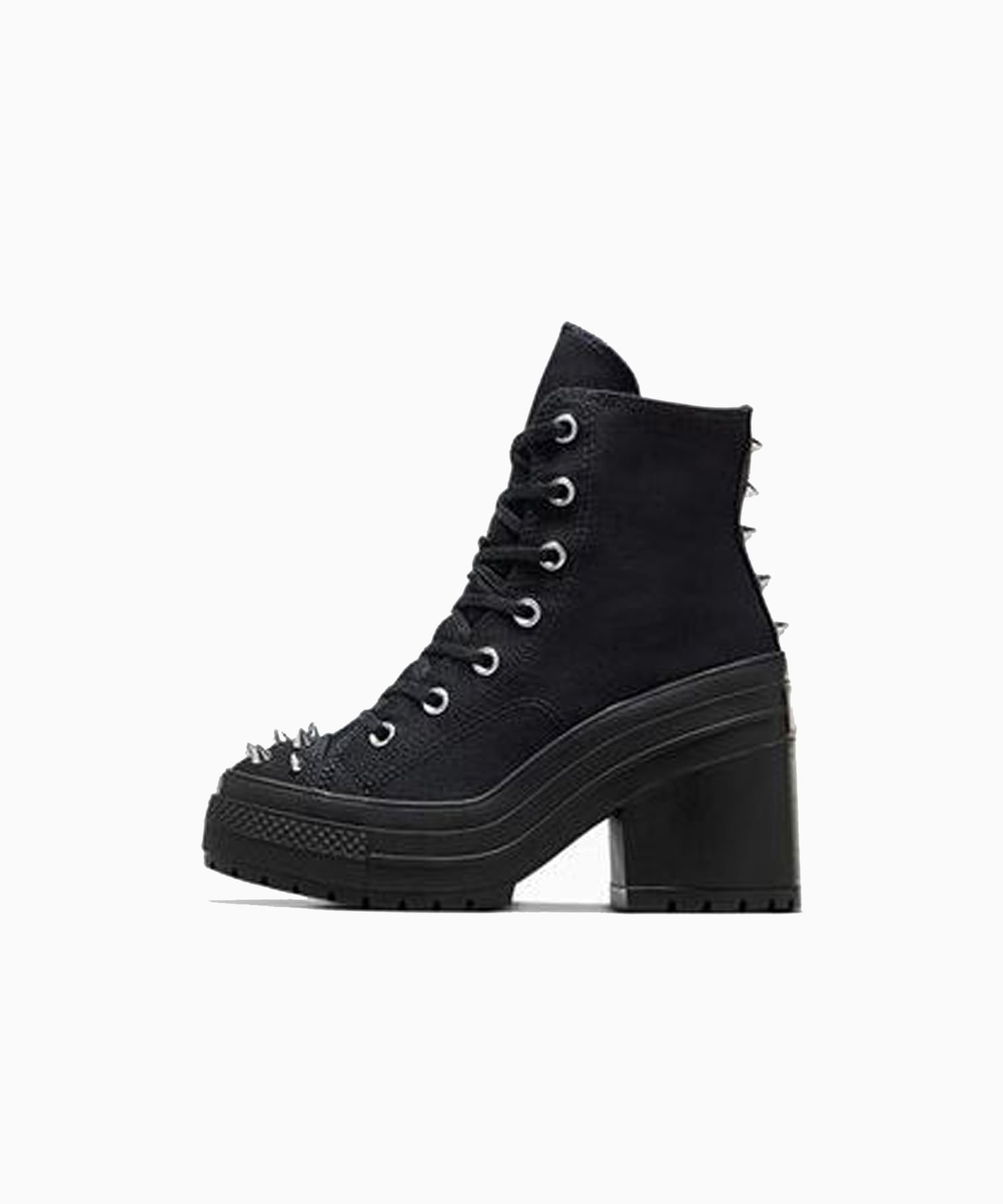 Chuck 70 De Luxe Heel Platform Studded Black A08103C
