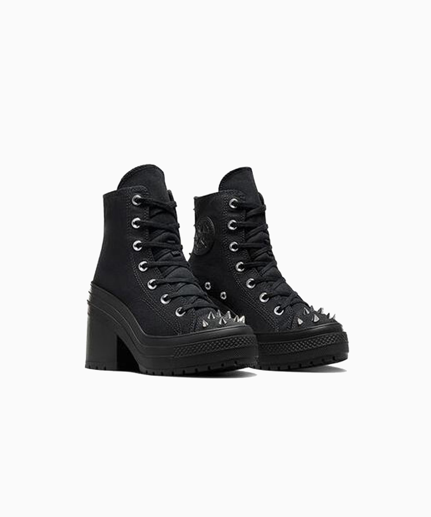 Chuck 70 De Luxe Heel Platform Studded Black A08103C Preto 2