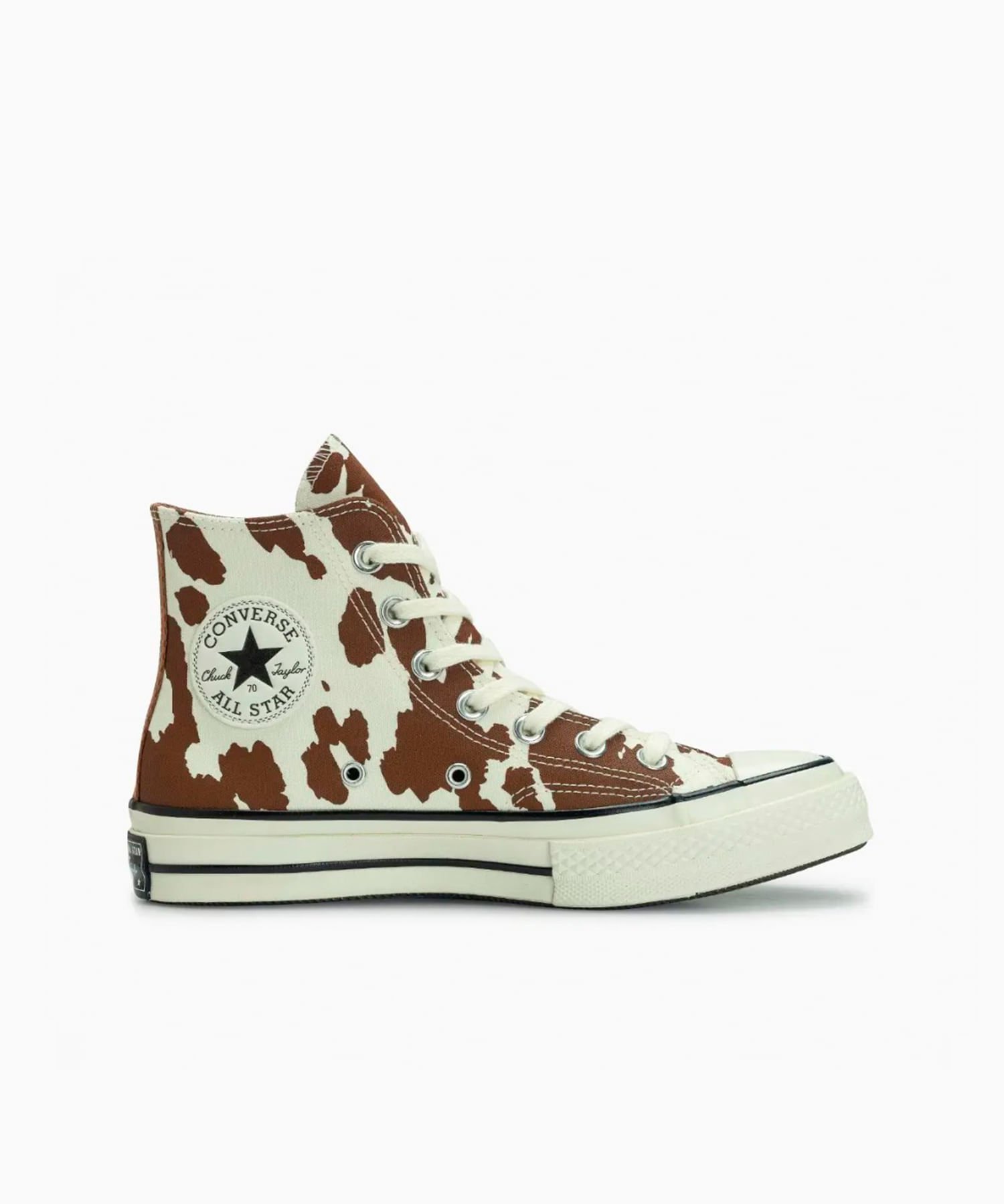 Tenis Converse Chuck 70 Cow Print Cano Alto Marrom