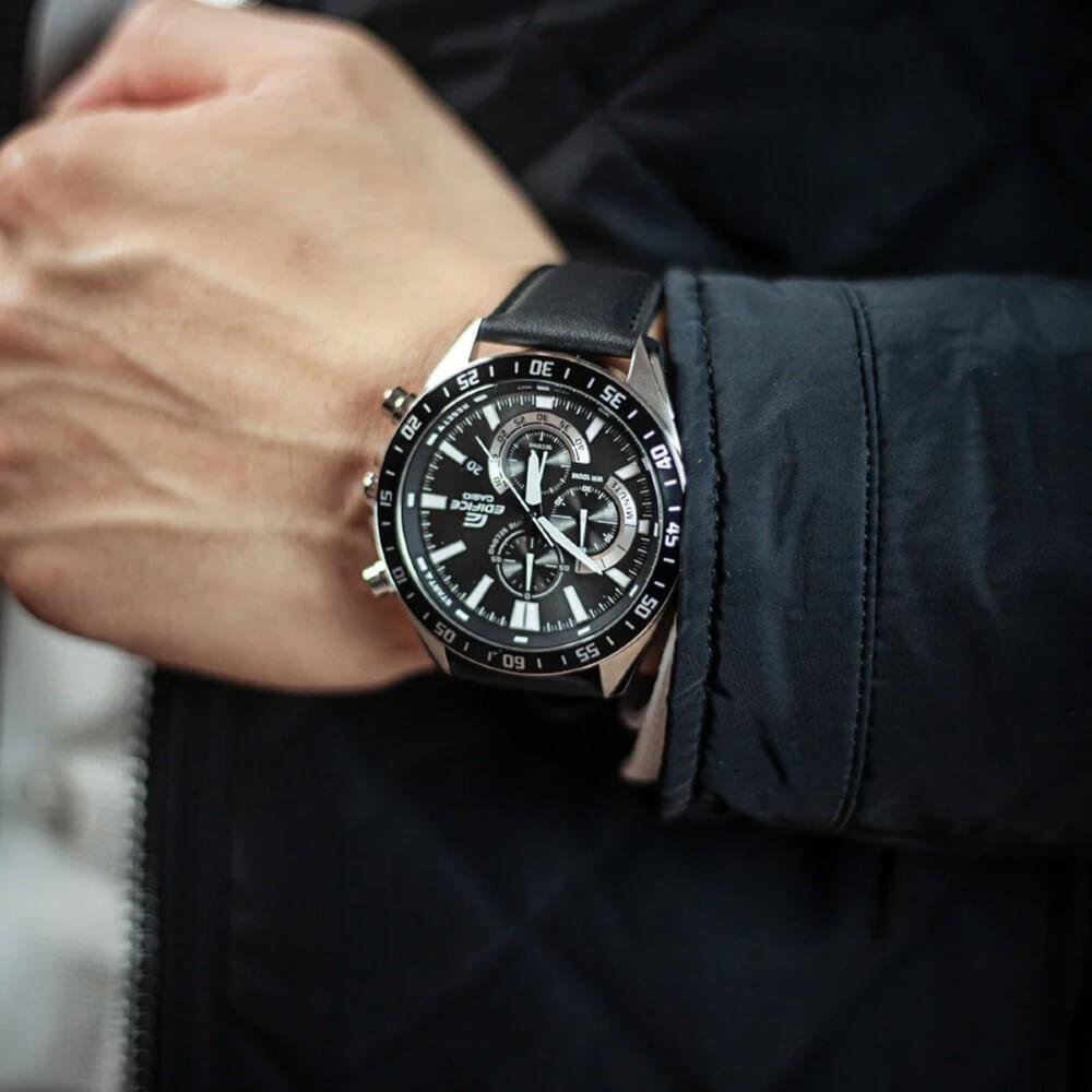 Relógio Casio Edifice Masculino EFV-620L-1AVUDF Preto 6