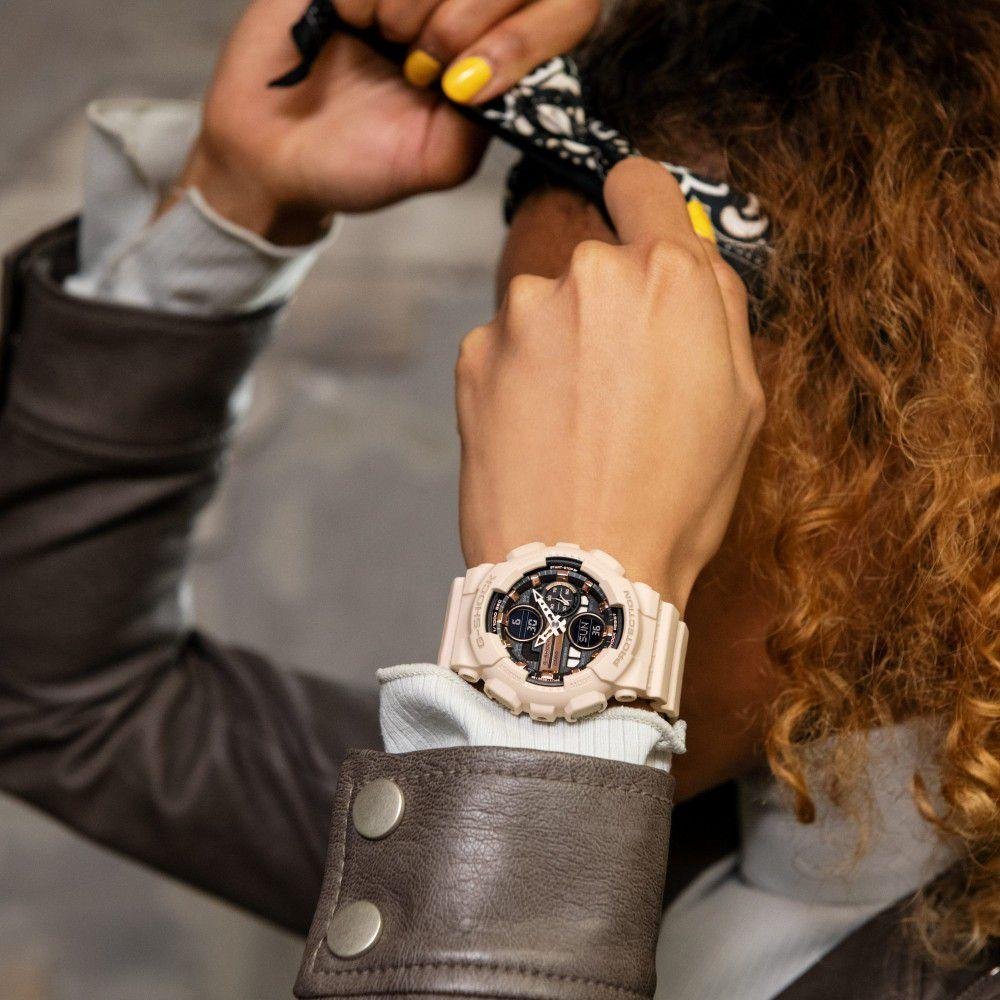 Relógio Casio G-Shock GMA-S140M-4ADR. Branco 3