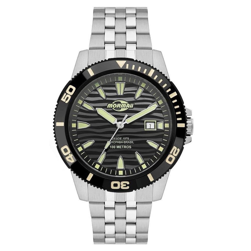 Relógio Mormaii Masculino Steel Basic Prata - MO2317AU/1P