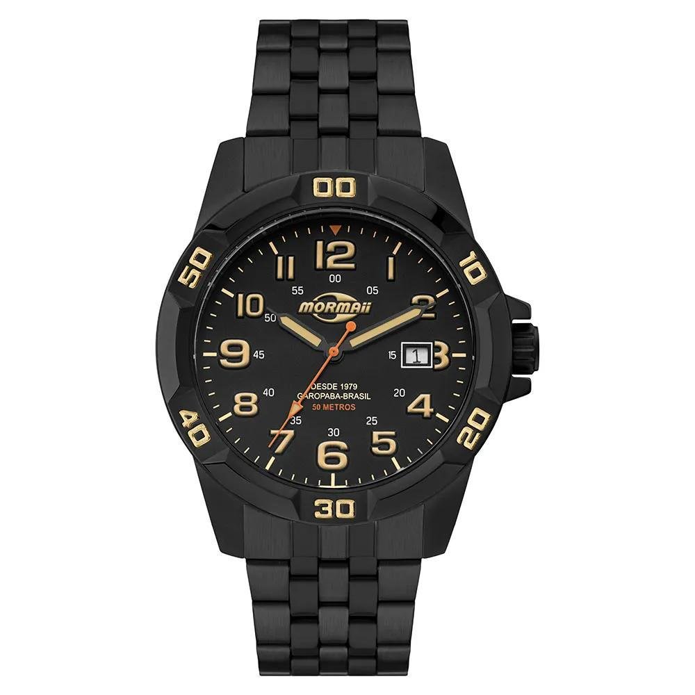 Relógio Mormaii Masculino Steel Basic Preto - MO2317AA/1P