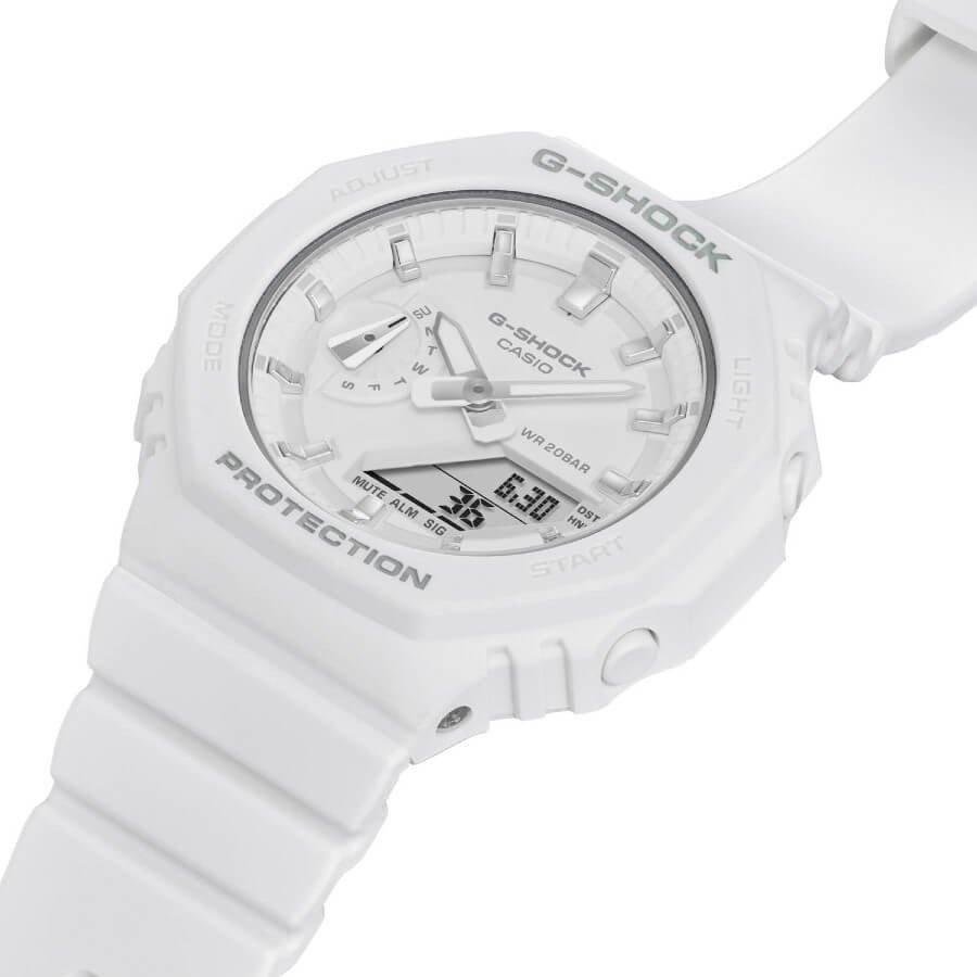 Relógio Casio G-Shock Unissex GMA-S2100-7ADR *Carbon Core Guard Branco 3