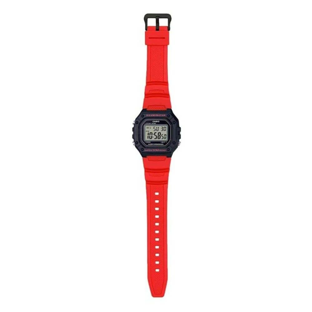 Relógio Casio Unissex W-218H-4BVDF Vermelho 2