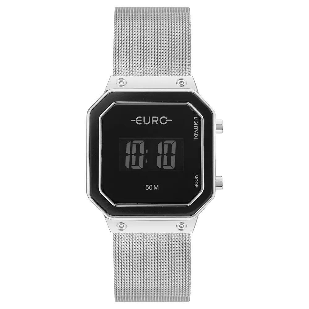 Relógio Euro Feminino Ff Glam Prata - EUJ8583AB/4K
