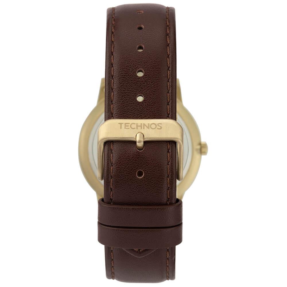 Relógio Technos Masculino Slim GM10YU/0D * Dourado 3
