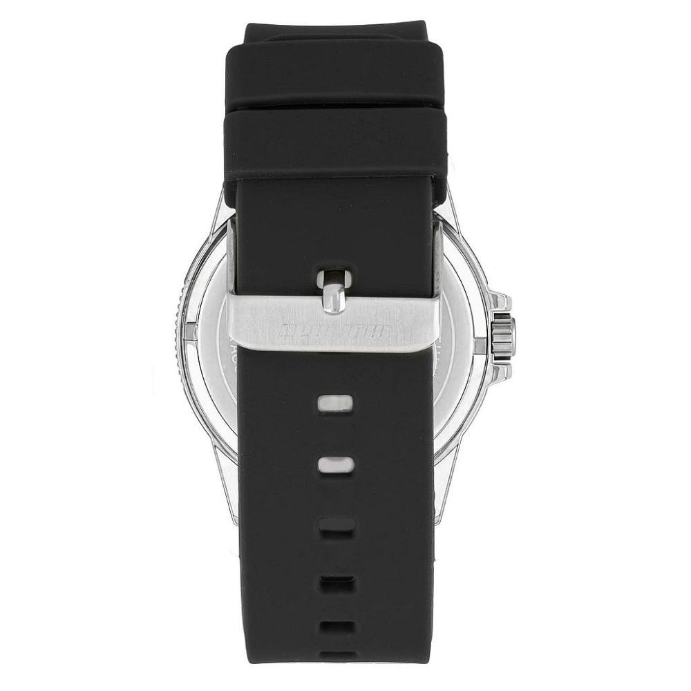 Relógio Mormaii Masculino Steel Basic Prata - MO2317AT/2V Preto 3