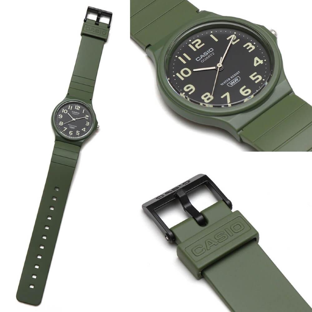 Relógio Casio Feminino MQ-24UC-3BDF Verde 3