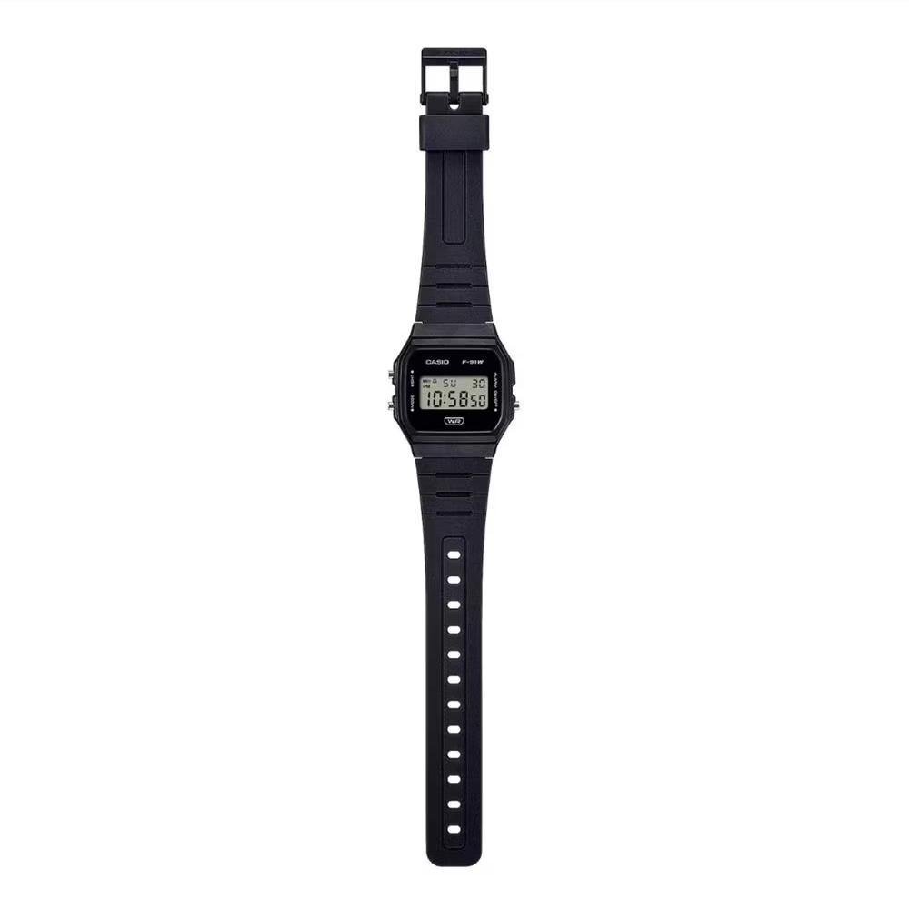 Relógio Casio Standard F-91WB-1ADF Preto 3