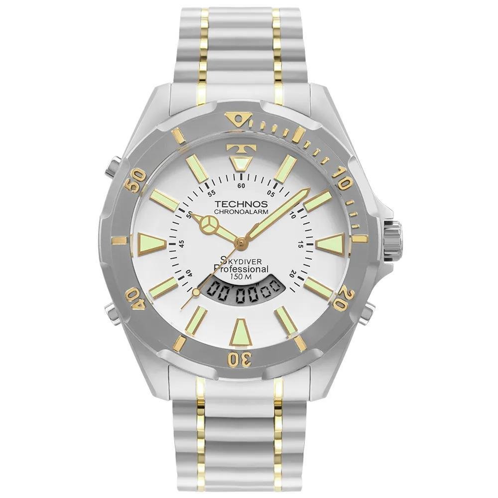Relógio Technos Masculino Skydiver Bicolor - WT205FQN/5B *