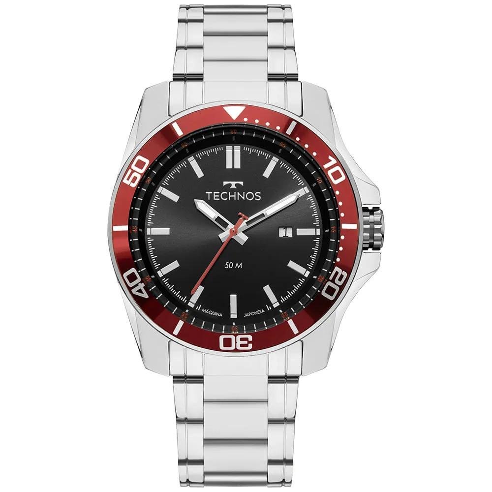 Relógio Technos Masculino Racer Premium Prata - 2117LFV/1P
