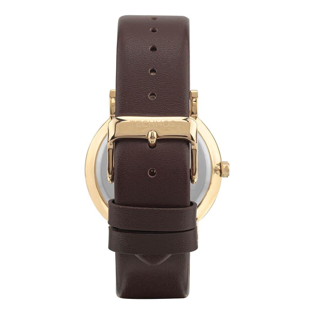 Relógio Technos Masculino Slim GL32AZ/0P - Safira * Dourado 3
