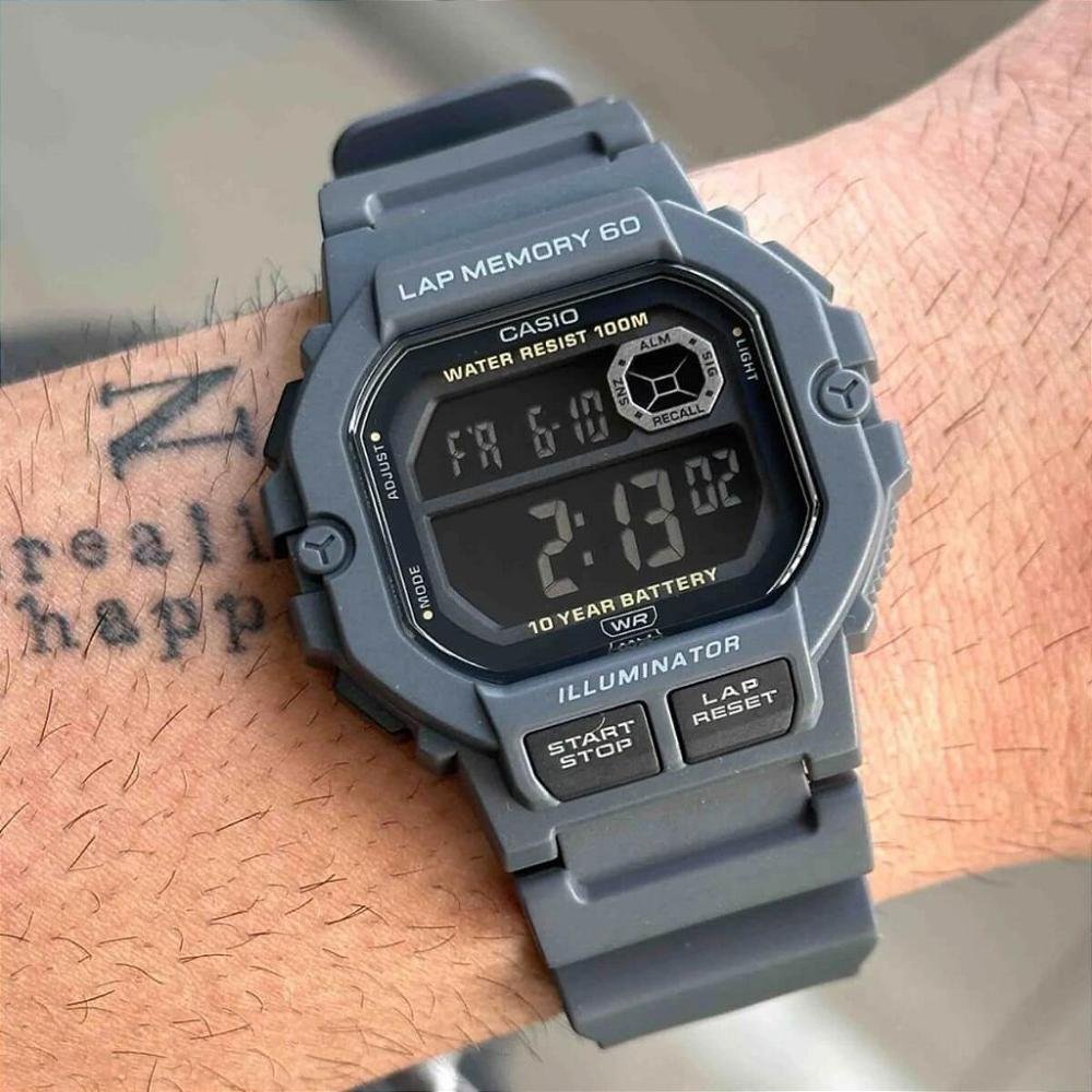Relógio Casio Standard WS-1400H-8BVDF Cinza 2