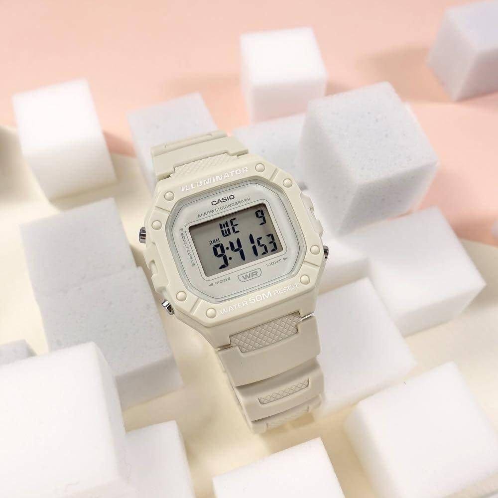 Relógio Casio W-218HC-8AVDF Branco 2