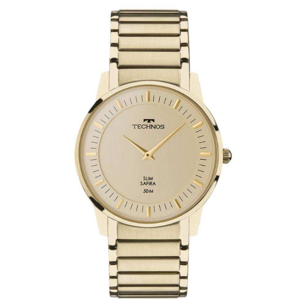 Relógio Technos Masculino Slim Dourado - GL22AA/1X *