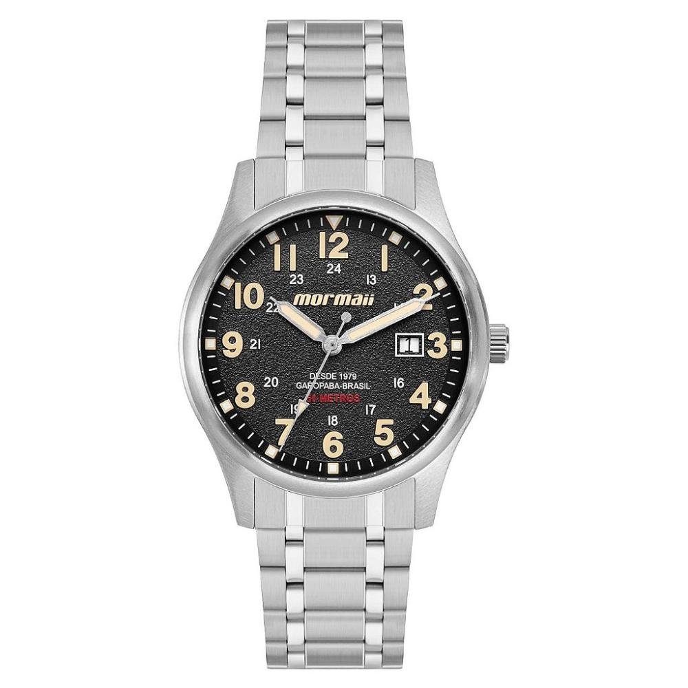 Relógio Mormaii Masculino Steel Basic Prata - MO2115BT/1P