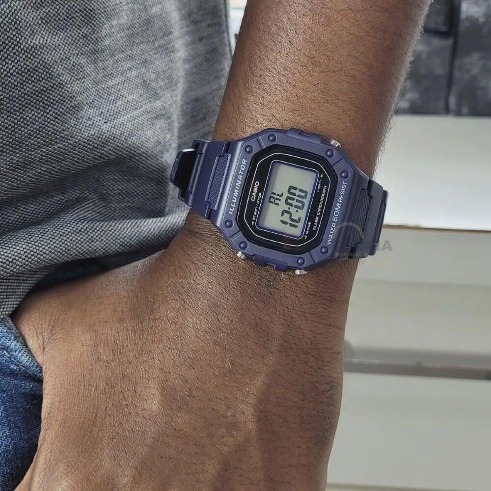 Relógio Casio W-218H-2AVDF Azul 5