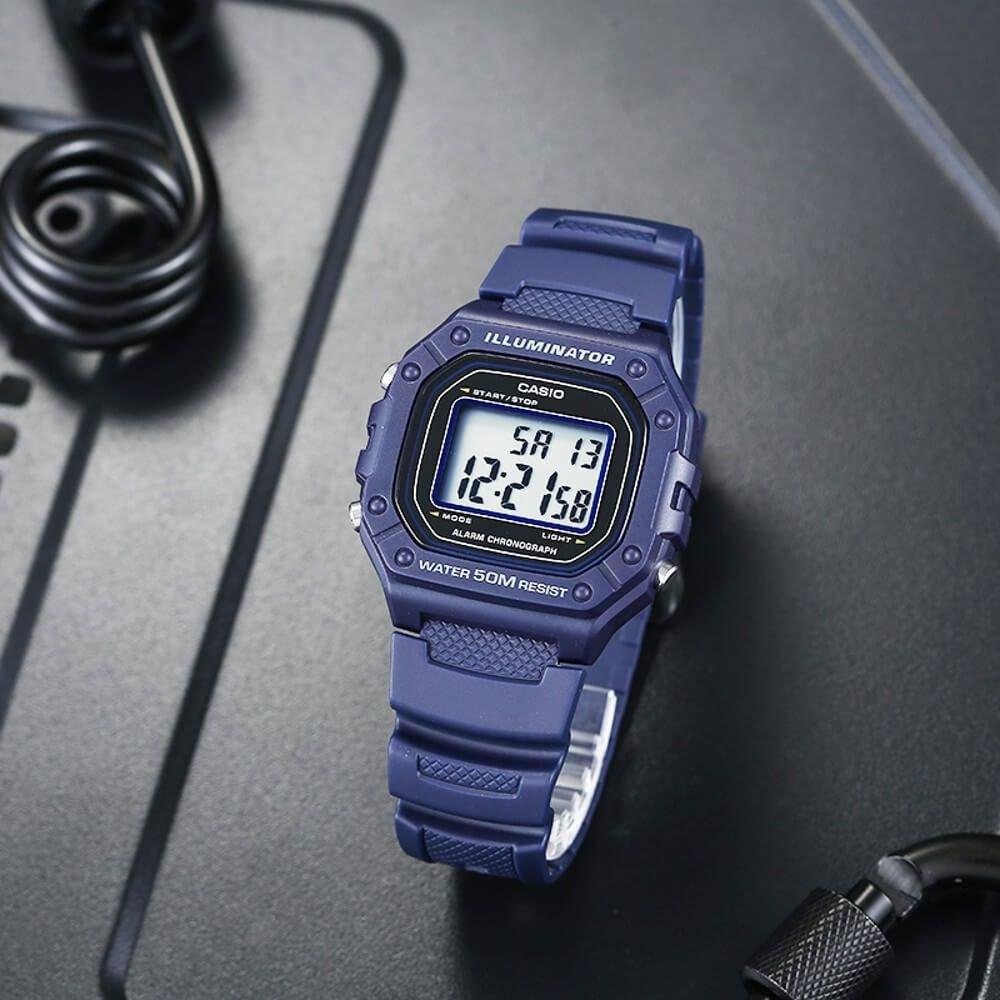 Relógio Casio W-218H-2AVDF Azul 6