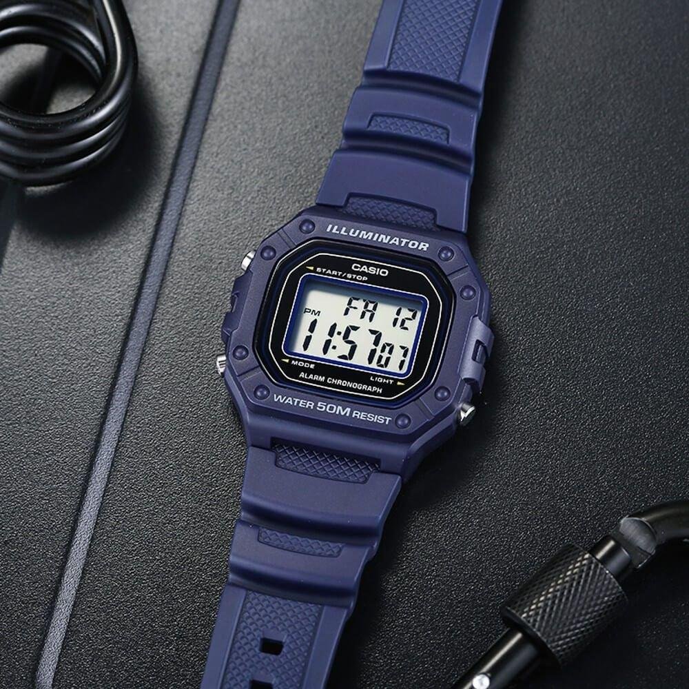 Relógio Casio W-218H-2AVDF Azul 7