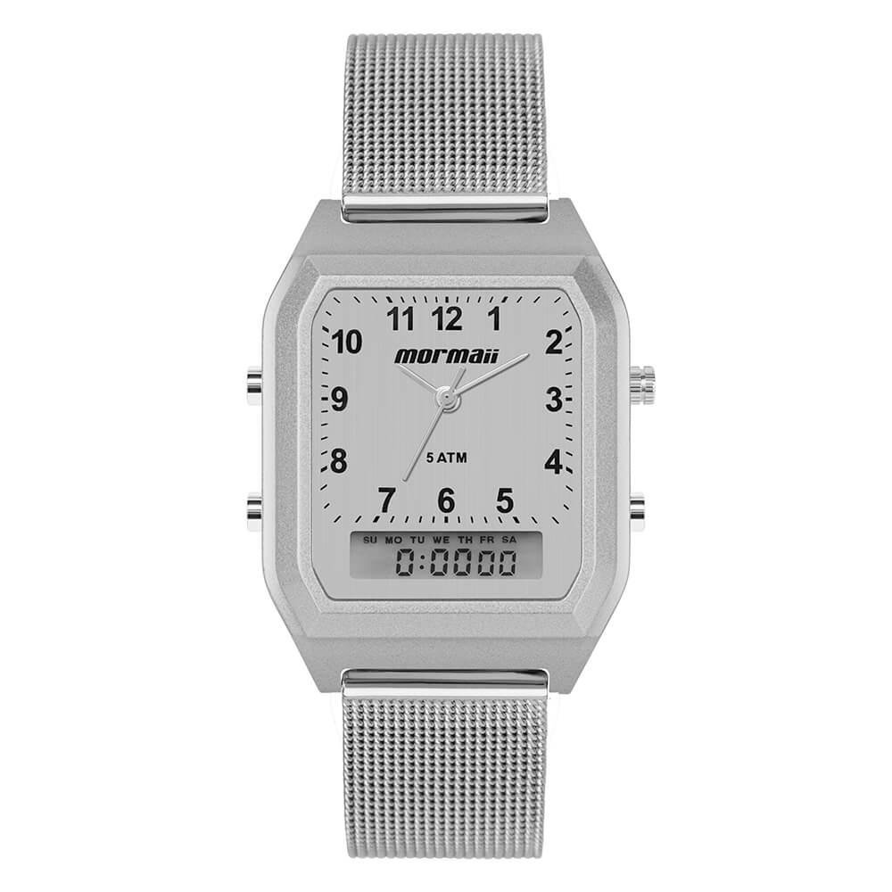 Relógio Mormaii Feminino Vintage Prata MOPC21JALF/7C