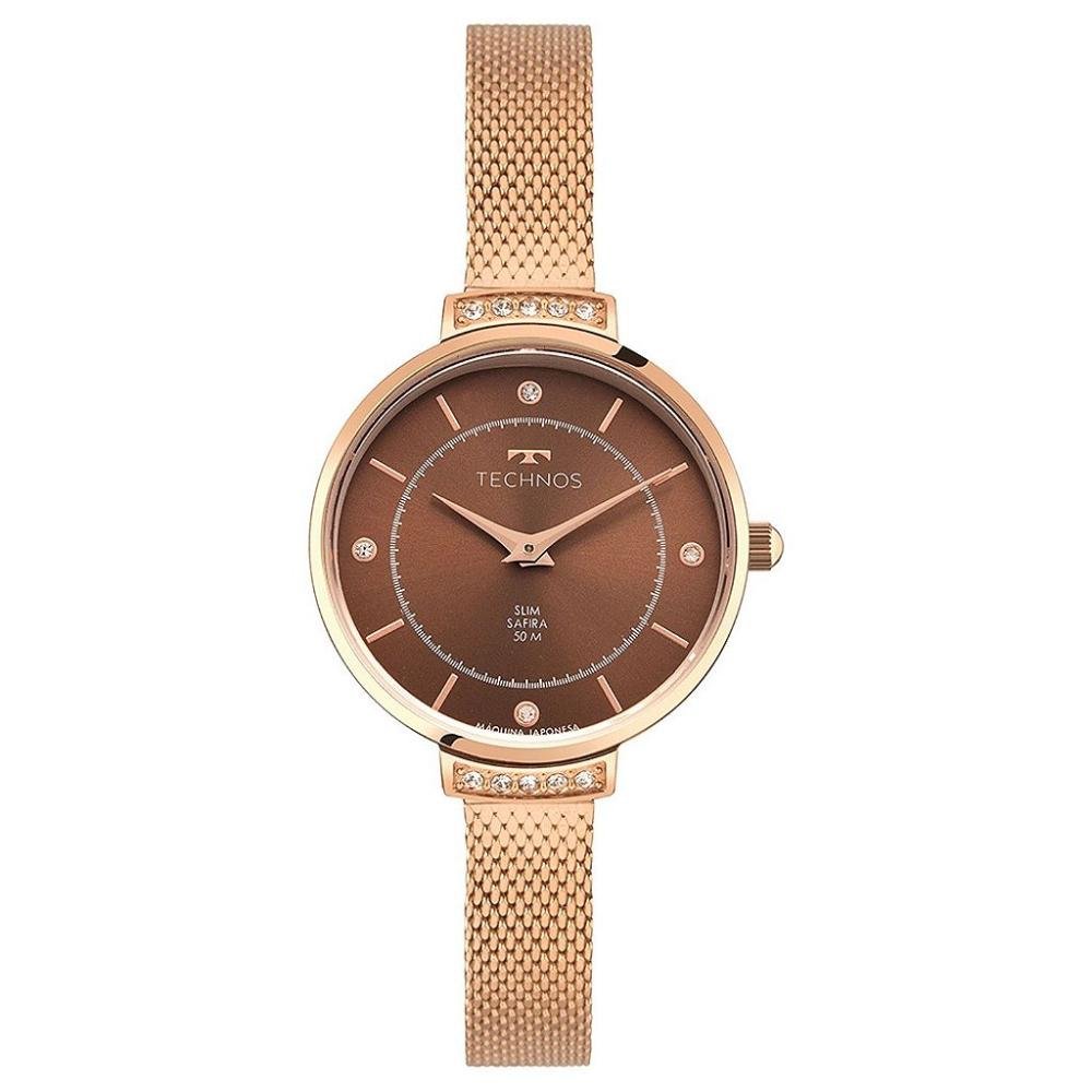 Relógio Technos Feminino Slim Rosé - VJ20AA/1M