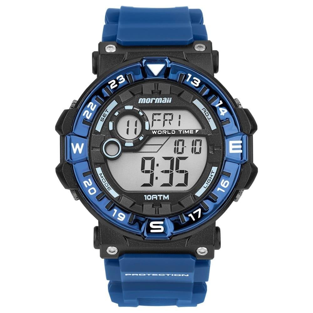 Relógio Mormaii Masculino Action Azul - MO1131/8A