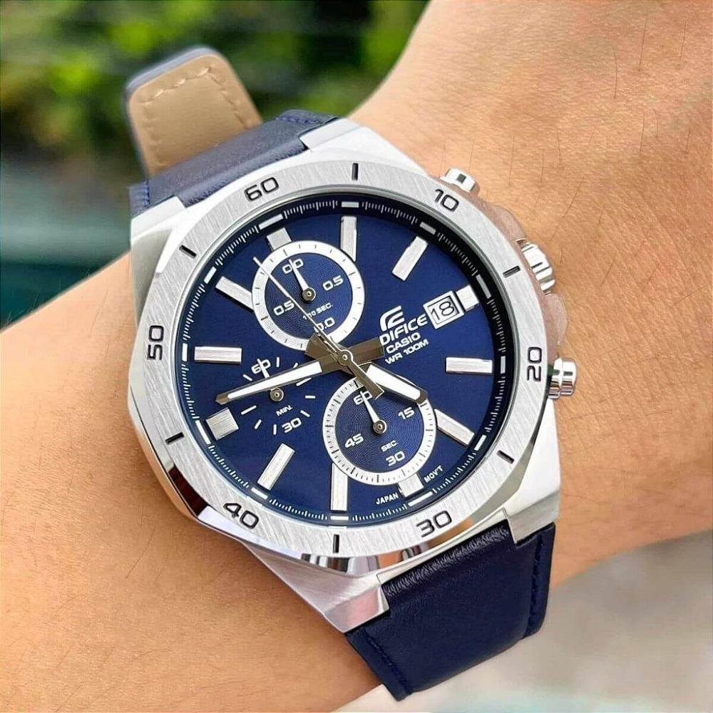 Relógio Casio Edifice Masculino EFV-640L-2AVUDF Azul 2