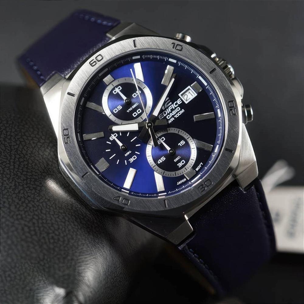 Relógio Casio Edifice Masculino EFV-640L-2AVUDF Azul 3