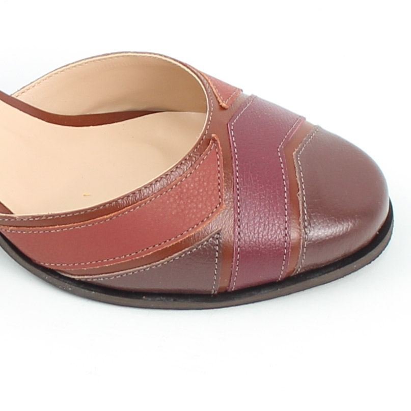 Scarpin Salto Bloco Color Vermelho 3