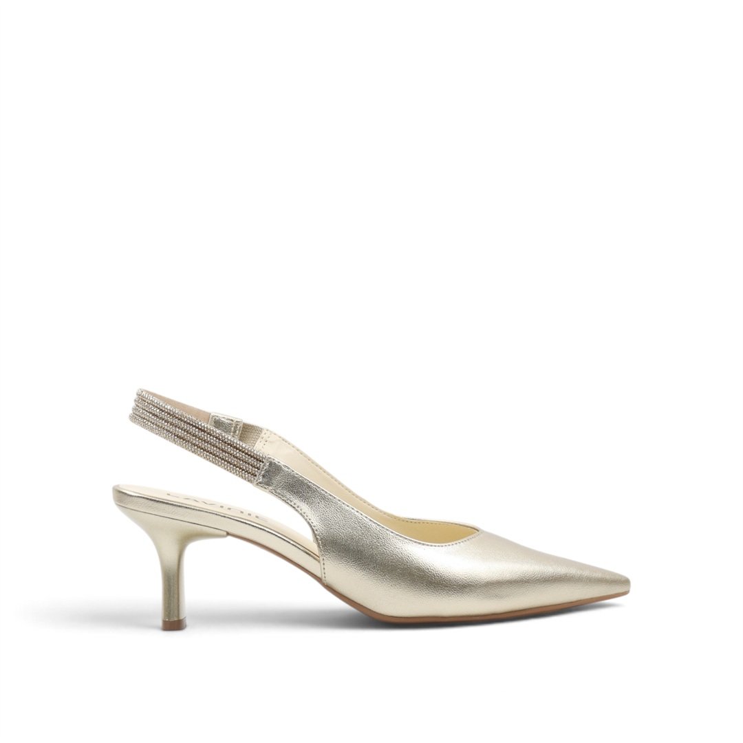 Scarpin Slingback Salto Fino