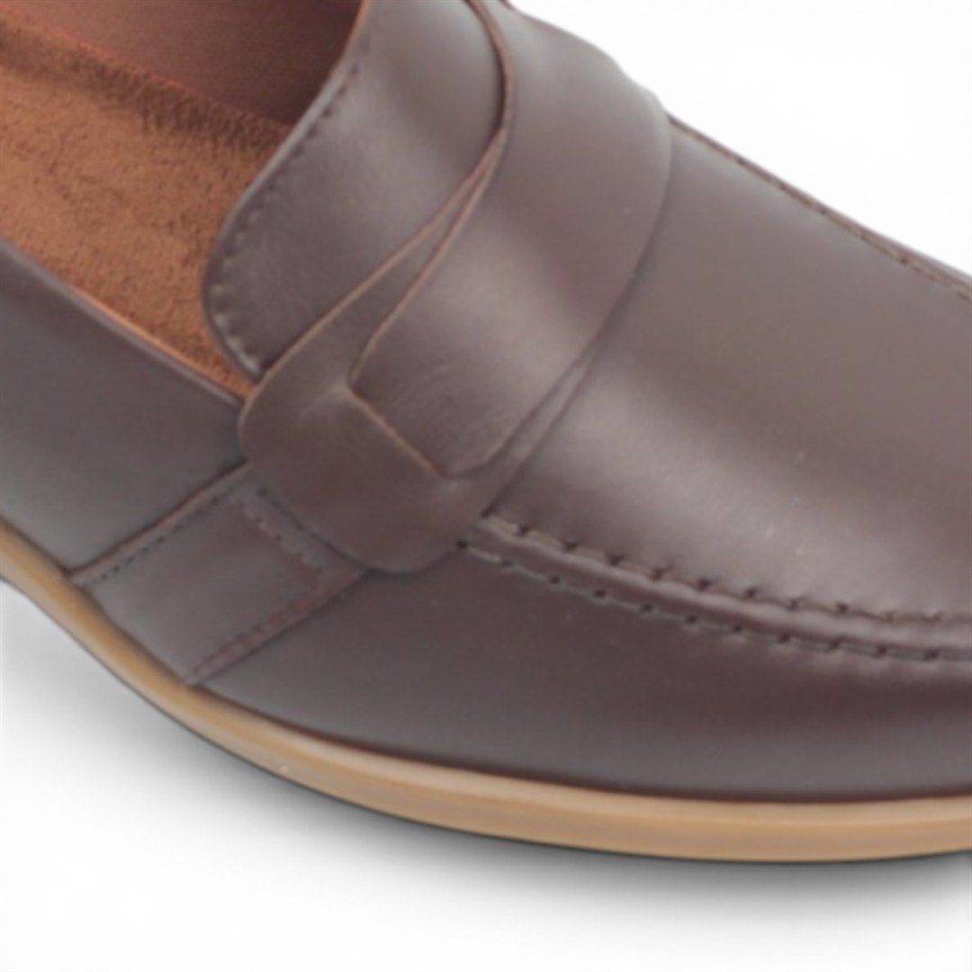 Mocassim Couro Conforto Marrom 3
