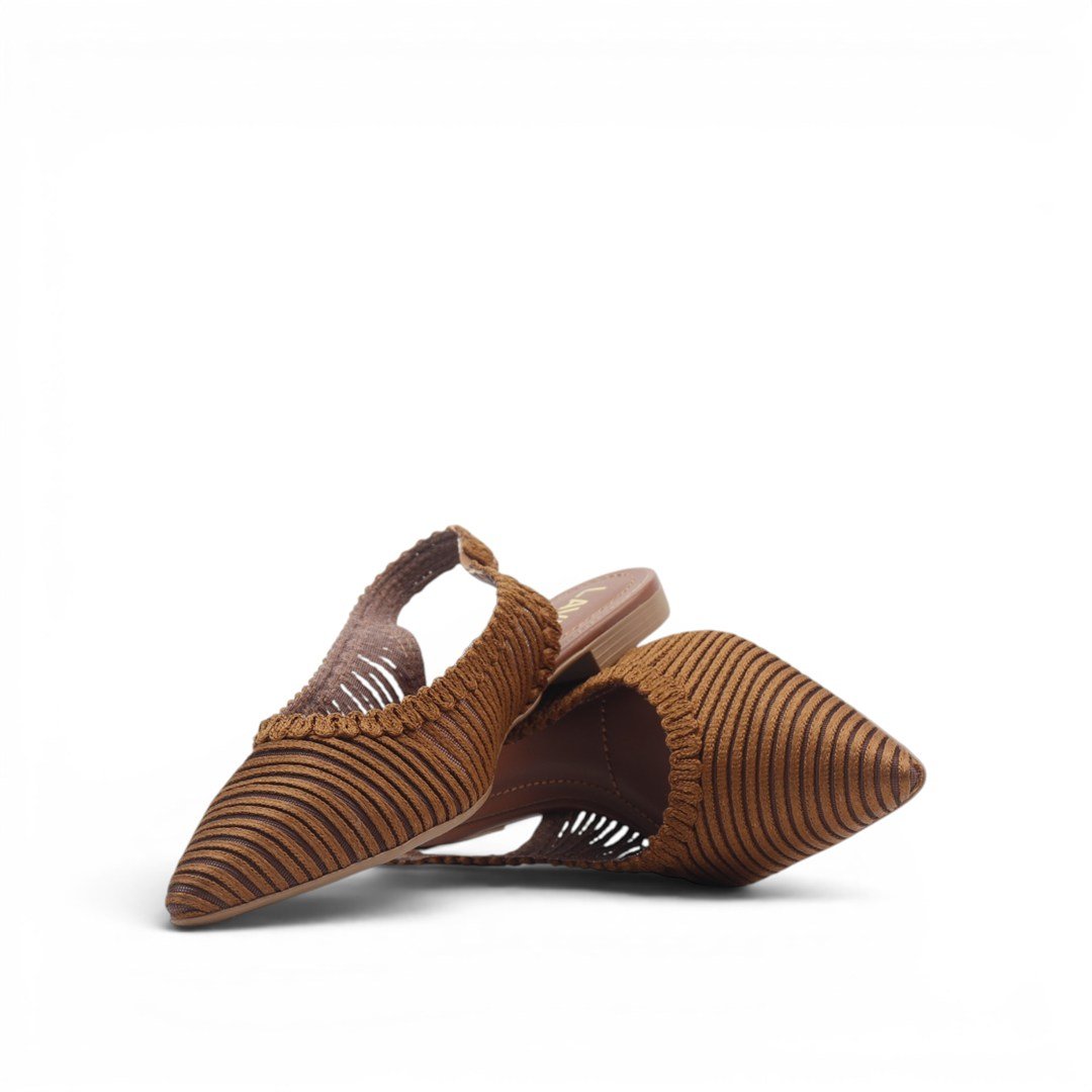 Sapatilha Slingback Marrom 2