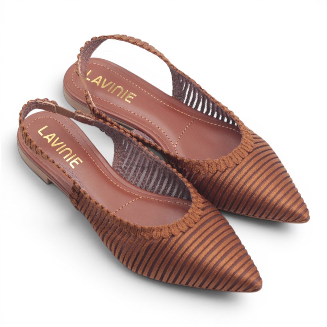 Sapatilha Slingback Marrom 3
