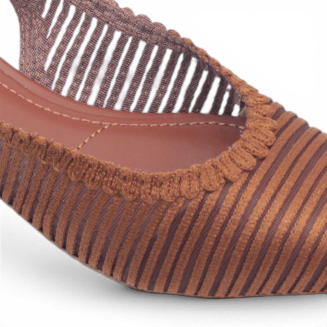 Sapatilha Slingback Marrom 4