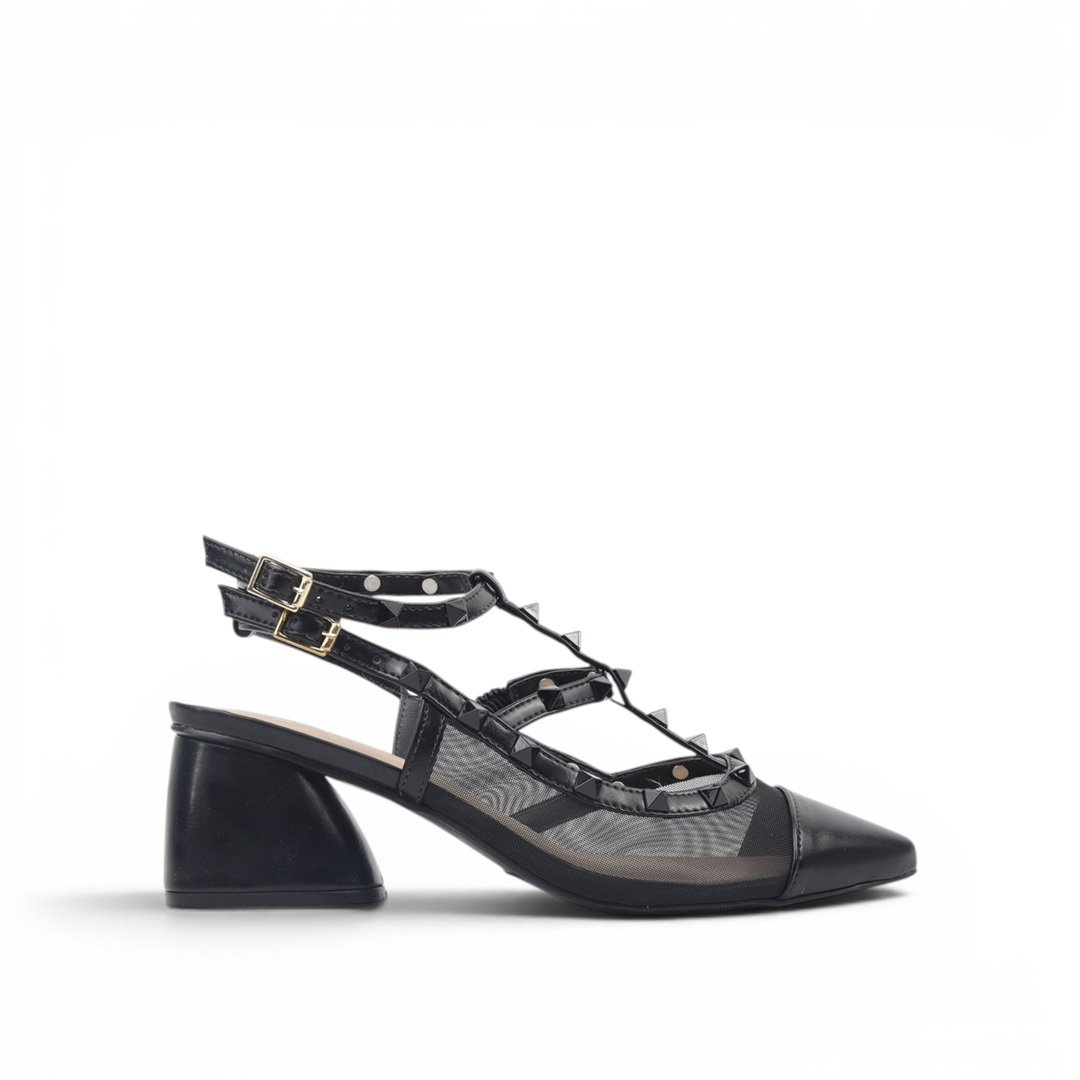 Scarpin  Slingback Salto Bloco