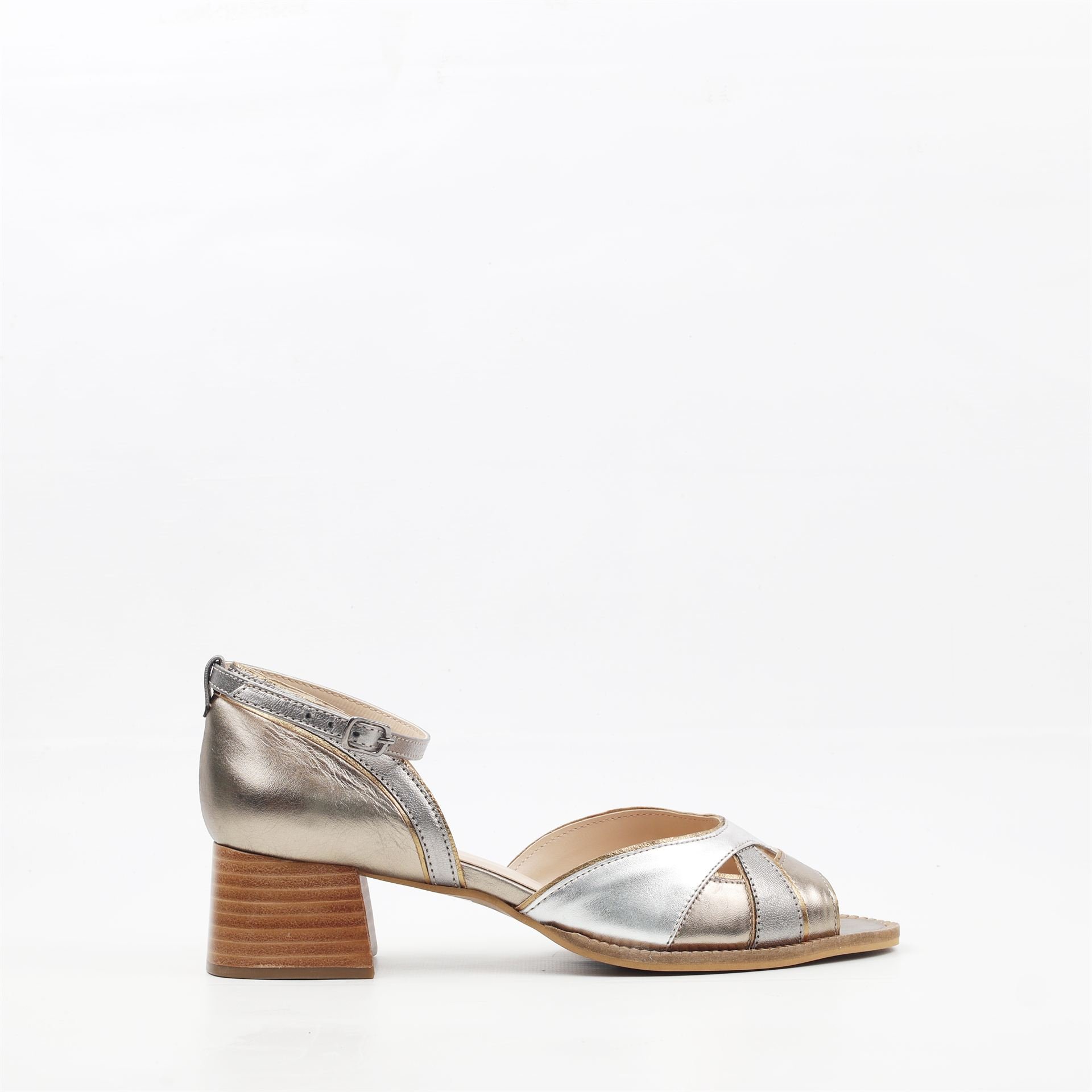 Peep Toe Salto Bloco