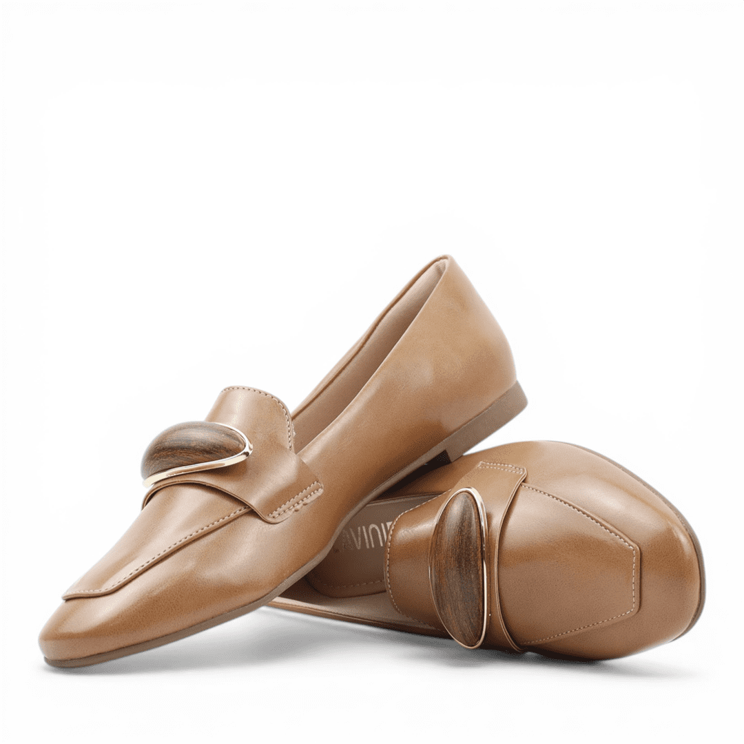 Mocassim Enfeite Marrom 4