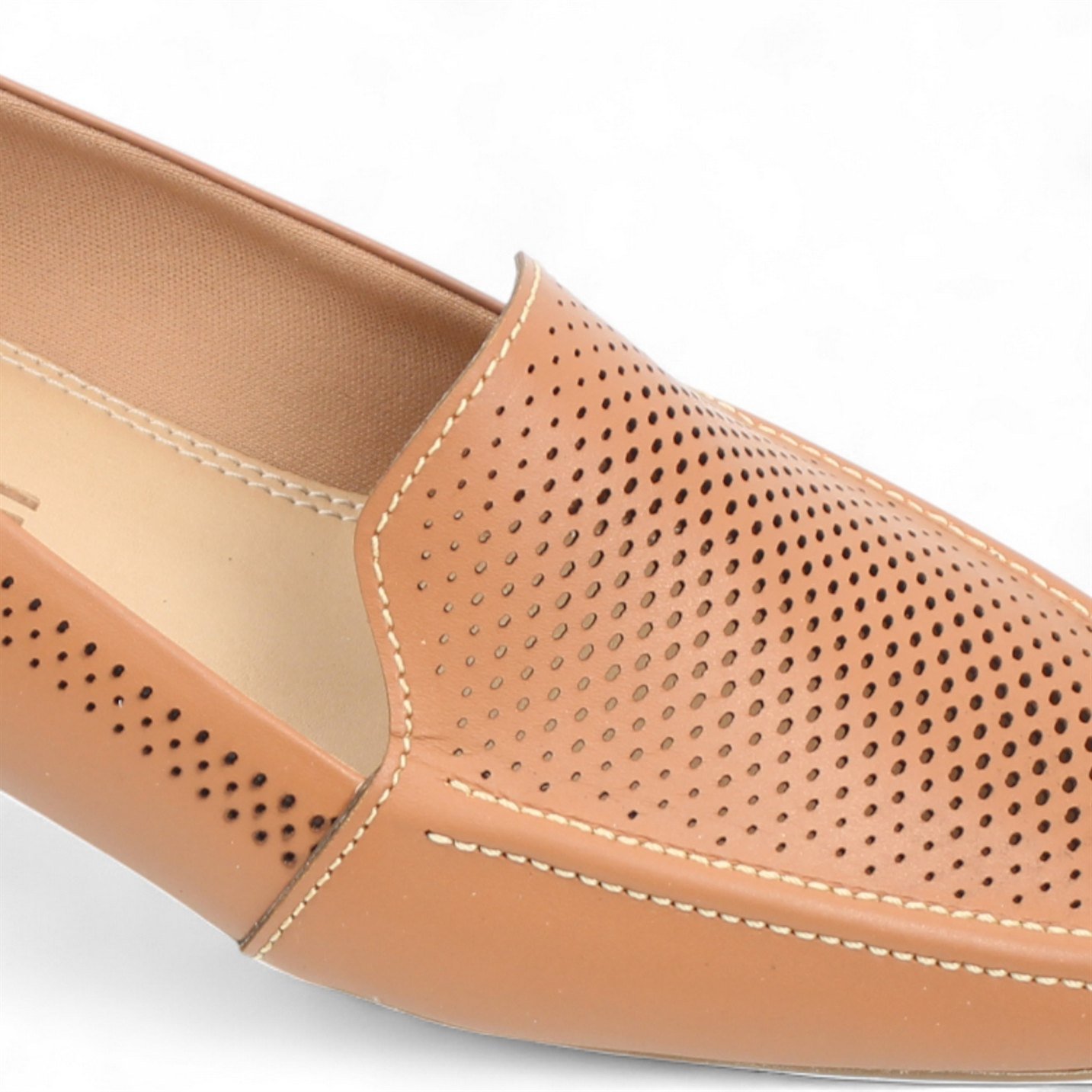 Sapatilha Couro Conforto Bege 4