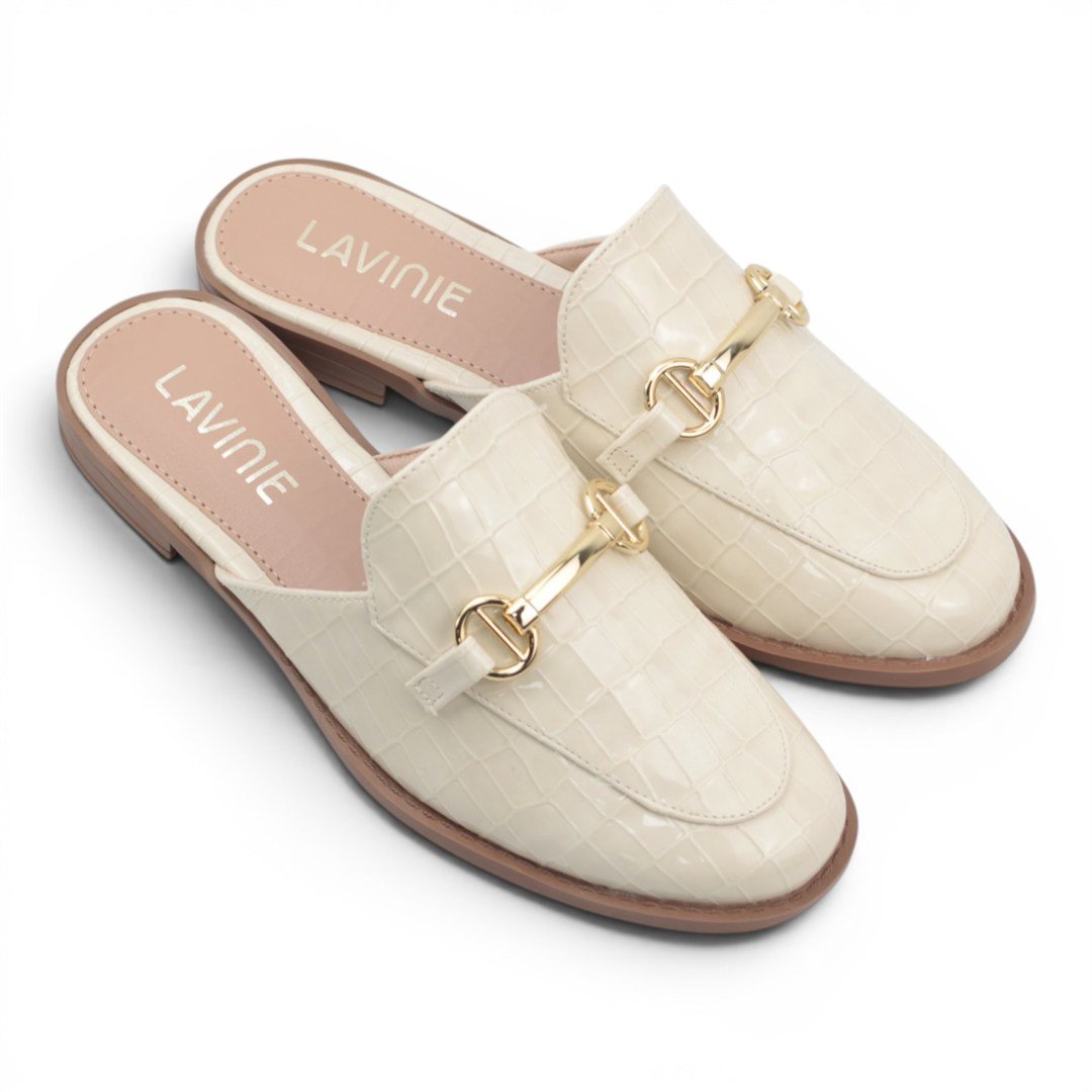 Mule Detalhe Metal Branco 4