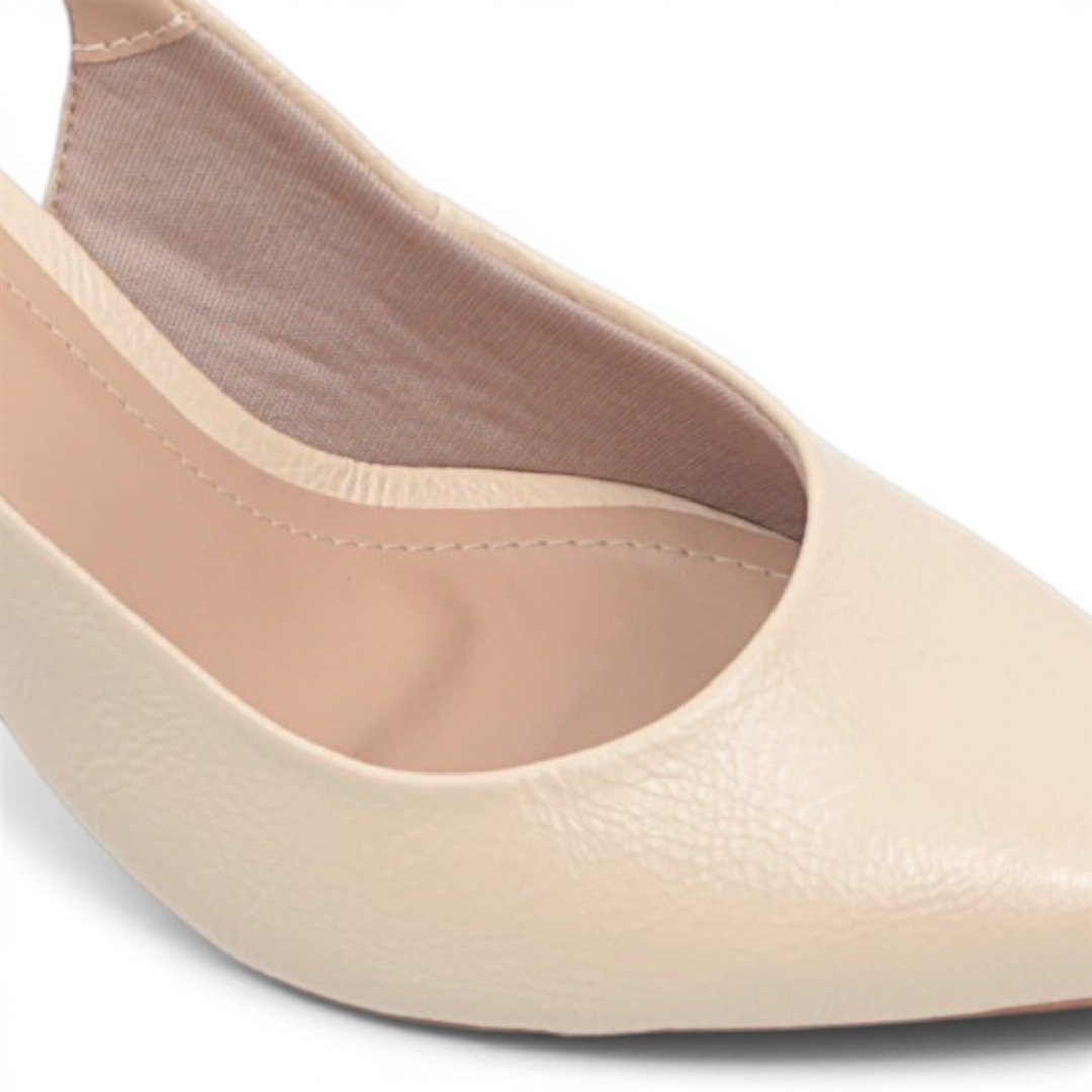 Scarpin Slingback Salto Fino 2393347vz M Alt Bege 3