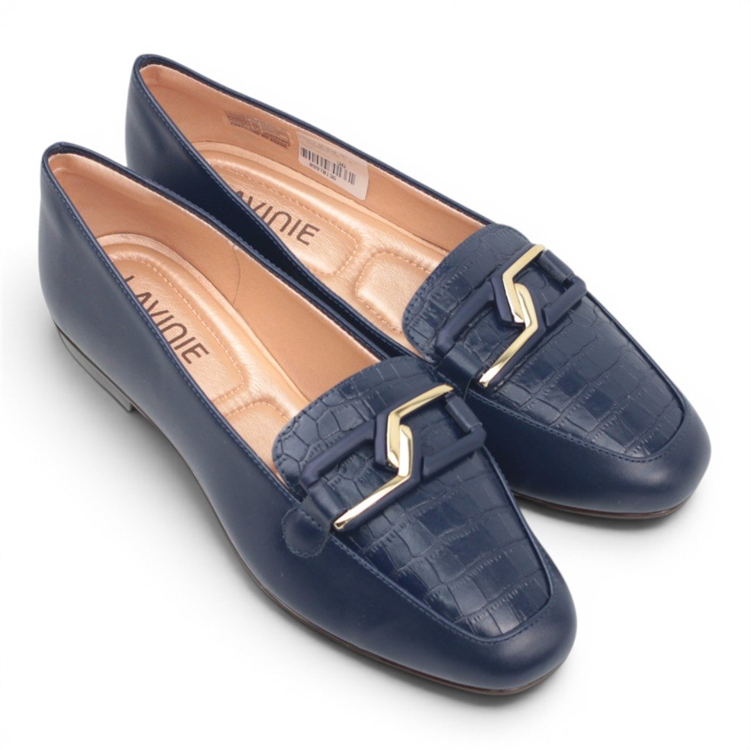 Sapatilha 2 Mocassim Detalhe 5656004npcroc M Alt Azul Marinho 2