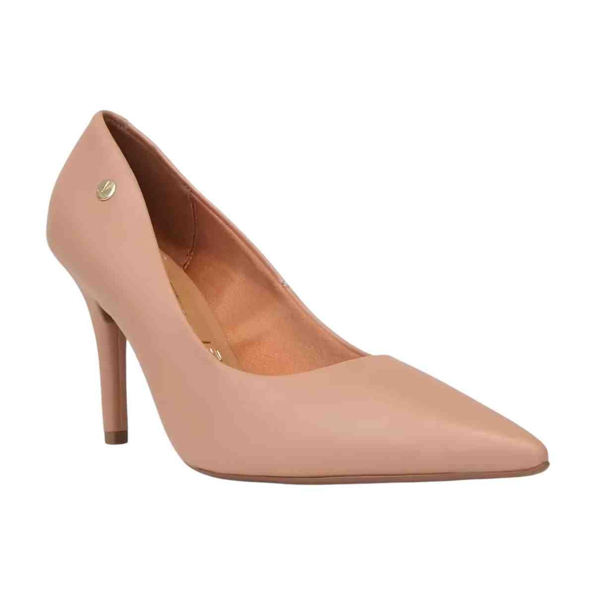 SAPATO FEMININO SALTO ALTO FINO VIZZANO BEGE Bege 2