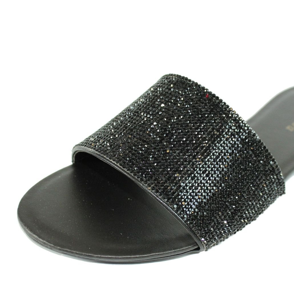 Rasteira Luiza Sobreira Preto Strass Mod. 2031 Preto 4